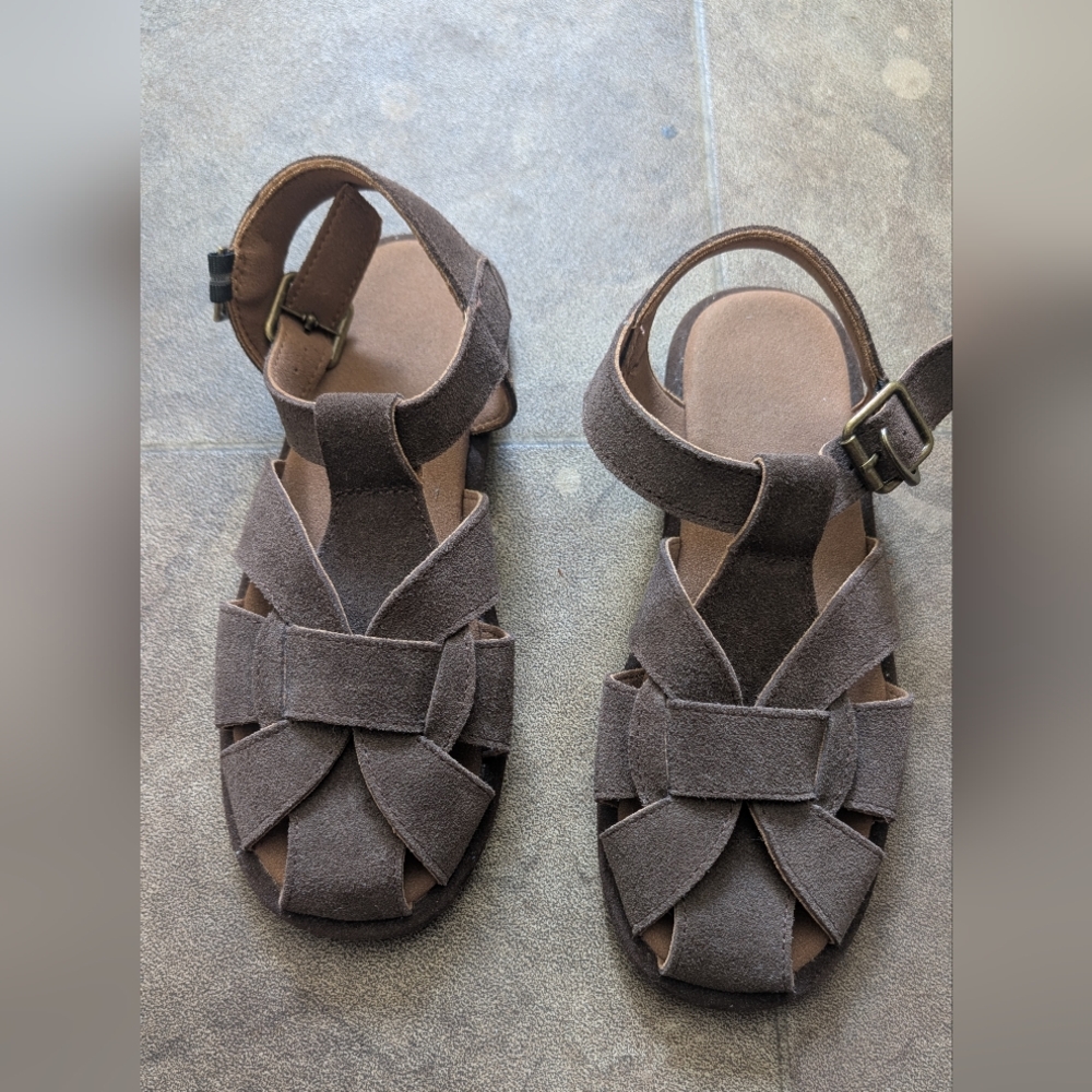 Suede Sandals